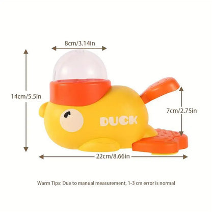 Cat Puzzle Toy – Duck-Shaped Interactive Treat Dispenser & Slow Feeder for Cats & Small Dogs